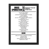 Bruce Springsteen London 31 May 2008 Replica Setlist - Setlist