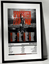 Bruce Springsteen Springsteen & E Street Band 2024 World Tour Mohegan Sun Arena Uncasville 12th April 2024 - Setlist Tour Poster - Setlist