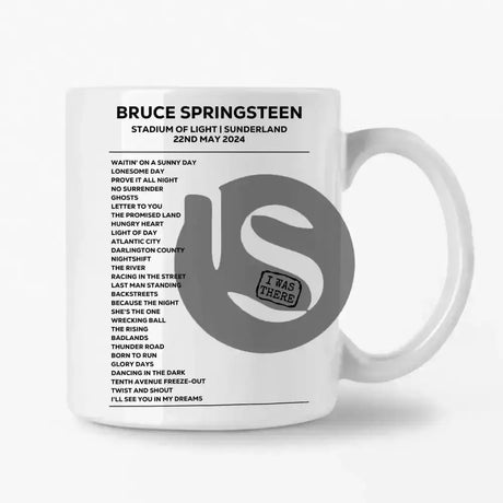 Bruce Springsteen Sunderland 22nd May 2024 Setlist Mug - Setlist