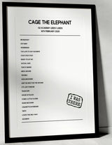 Cage the Elephant 16th February 2020 O2 Academy Leeds Leeds - I Was There - Setlist