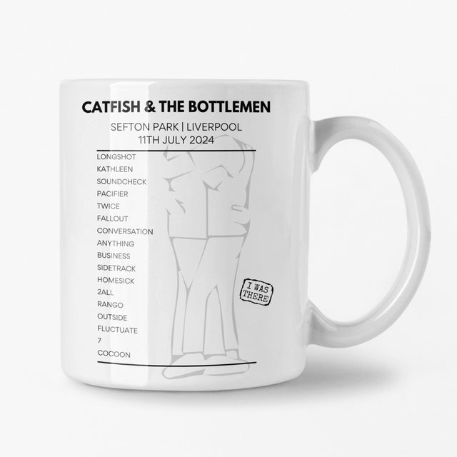 Catfish & The Bottlemen Liverpool July 2024 Setlist Mug - Setlist