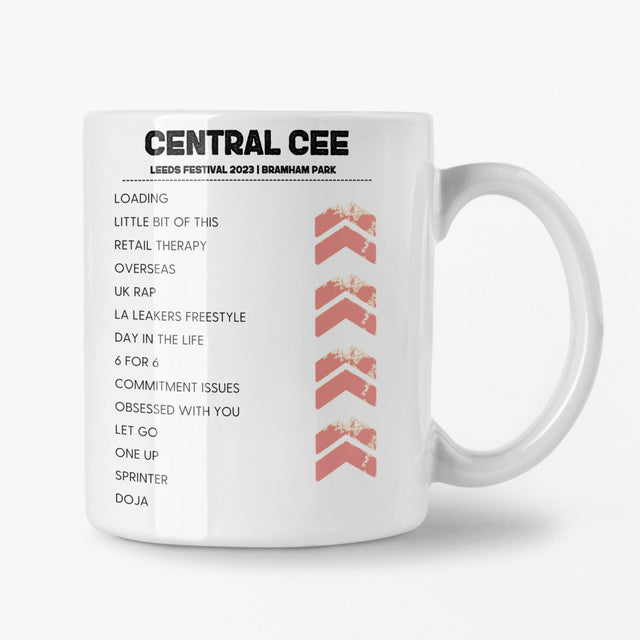 Central Cee Leeds Festival 2023 Setlist Mug - Setlist