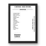 Chase Atlantic January 13, 2023 Eventim Apollo London Setlist Poster - Setlist