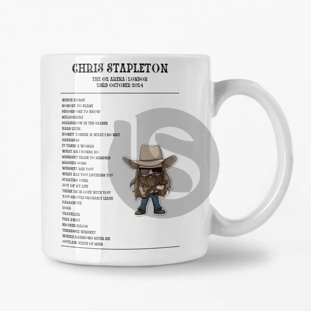 Chris Stapleton Dublin 2024 - Setlist Mug - Sticker - Setlist