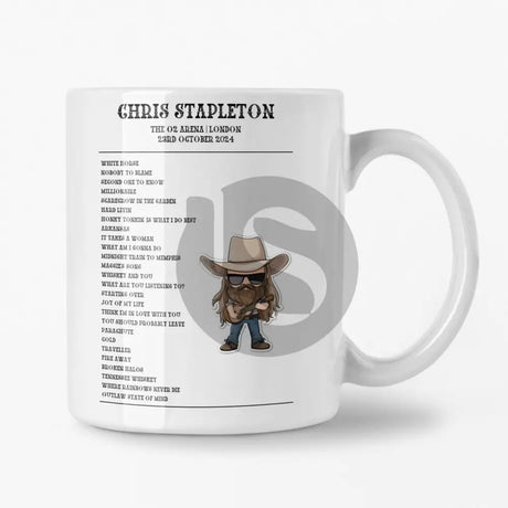 Chris Stapleton Dublin 2024 - Setlist Mug - Sticker - Setlist