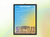 Cian Ducrot TRNSMT Festival 2024 - Setlist Poster - Setlist