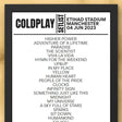 Coldplay Etihad Stadium Manchester June 4 2023 Setlist - Setlist