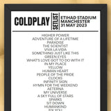 Coldplay Etihad Stadium Manchester May 31 2023 Setlist - Setlist