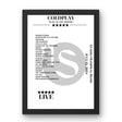 Coldplay July 13, 2024 Stadio Olimpico Rome Setlist Poster - Setlist