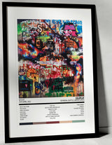 Coldplay Mylo Xyloto KeyArena Seattle 25th April 2012 - Setlist Tour Poster - Setlist