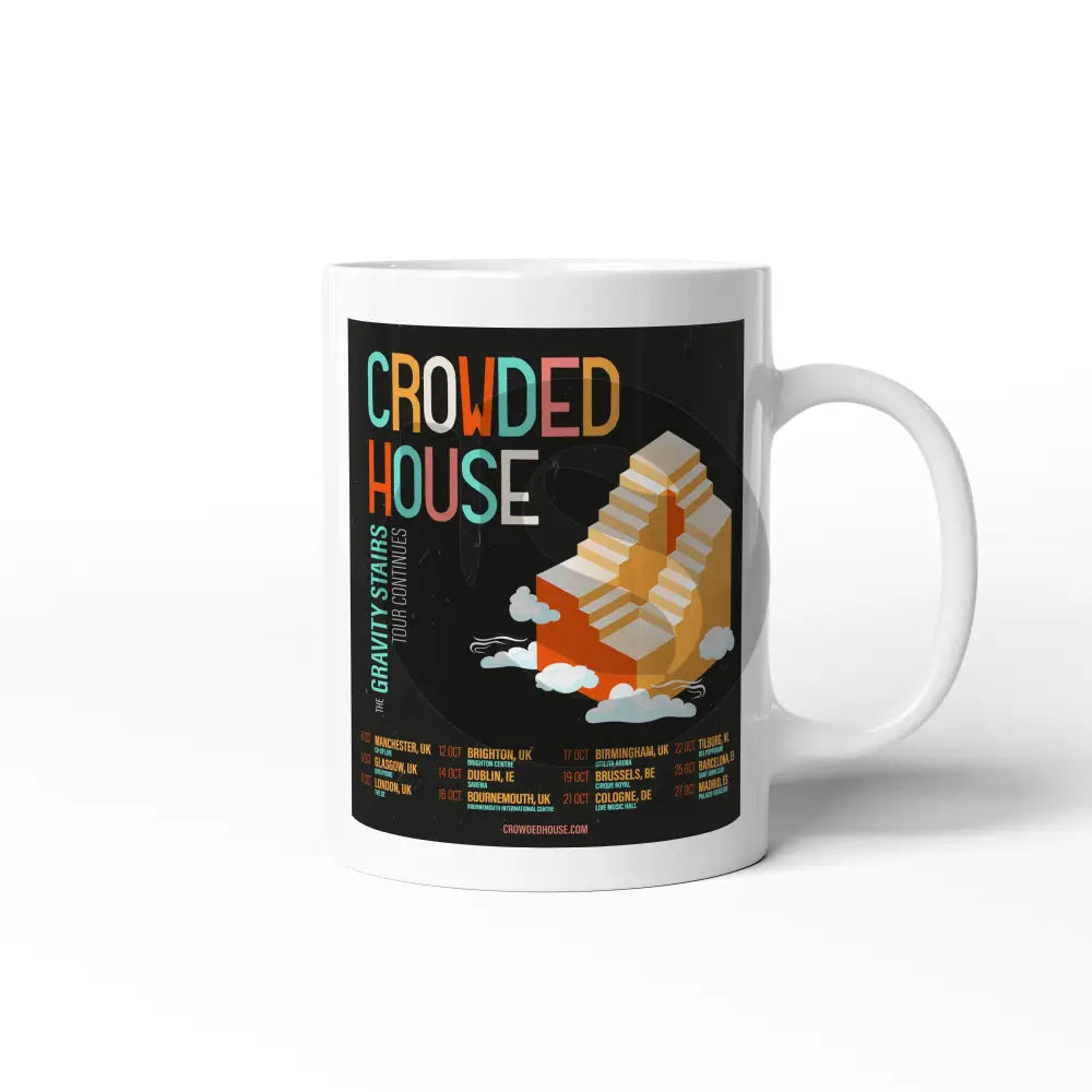 Crowded House Gravity Tour 2024 Setlist Mug - Setlist