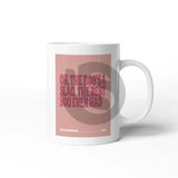 Custom Lyric Print Mug - Pink Pulse - Setlist