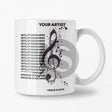 Custom Mug - Musical Note - Setlist