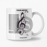 Custom Mug - Musical Note - Setlist