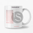 Custom Mug - Red Gradient - Setlist