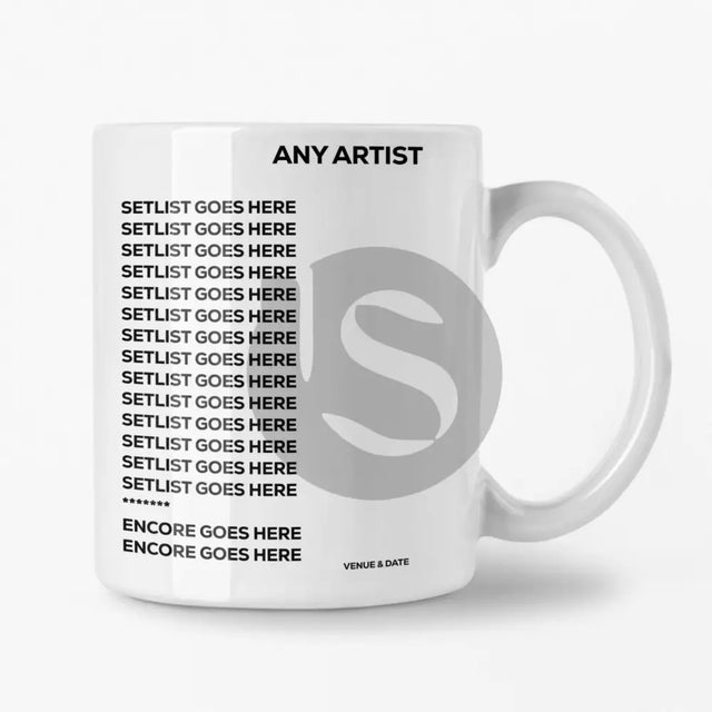 Custom Mug - Setlist - Setlist