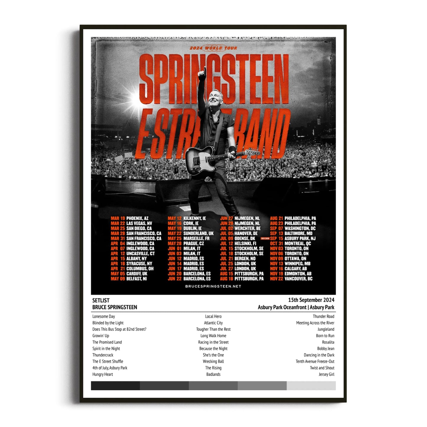 Bruce Springsteen Asbury Park Asbury Park Oceanfront 15 September 2024...