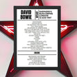 David Bowie Setlist 12-08-1997-London - Setlist