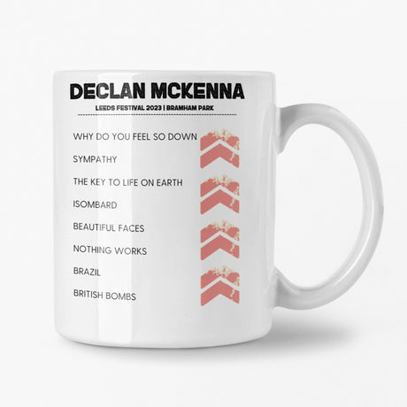 Declan McKenna Leeds Festival 2023 Setlist Mug - Setlist