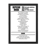 Depeche Mode Łódź February 27, 2024 Replica Setlist - Setlist