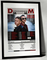 Depeche Mode Memento Mori Capital One Arena Washington 23rd October 2023 - Setlist Tour Poster - Setlist