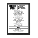 Depeche Mode Setlist 31-03-1986-Brighton - Setlist