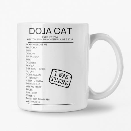 Doja Cat Parklife 2024 Setlist Mug - Setlist