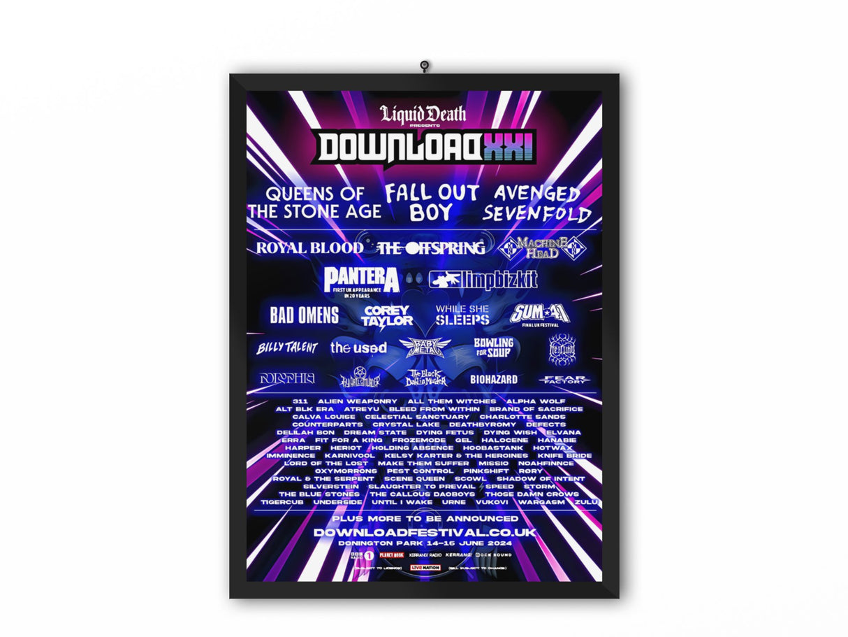 Download Festival 2024 Friday - Sticker Setlist Bundles - Setlist