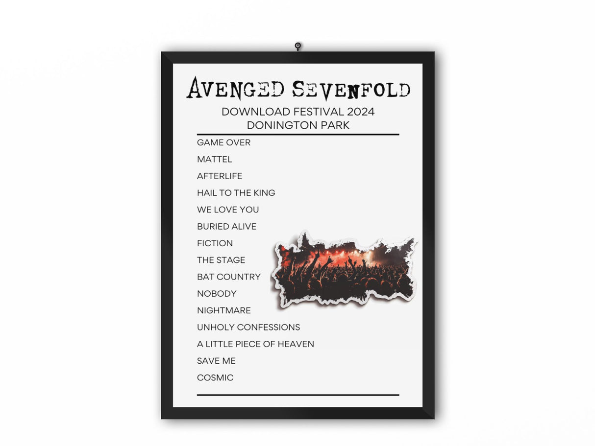 Download Festival 2024 Sunday - Sticker Setlist Bundles - Setlist