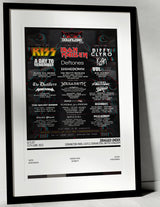 Dragged Under Donington Park Castle Donington 11th June 2022 - Setlist Tour Poster - Setlist