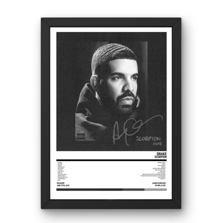 Drake - Scorpion (2018) Poster - Setlist