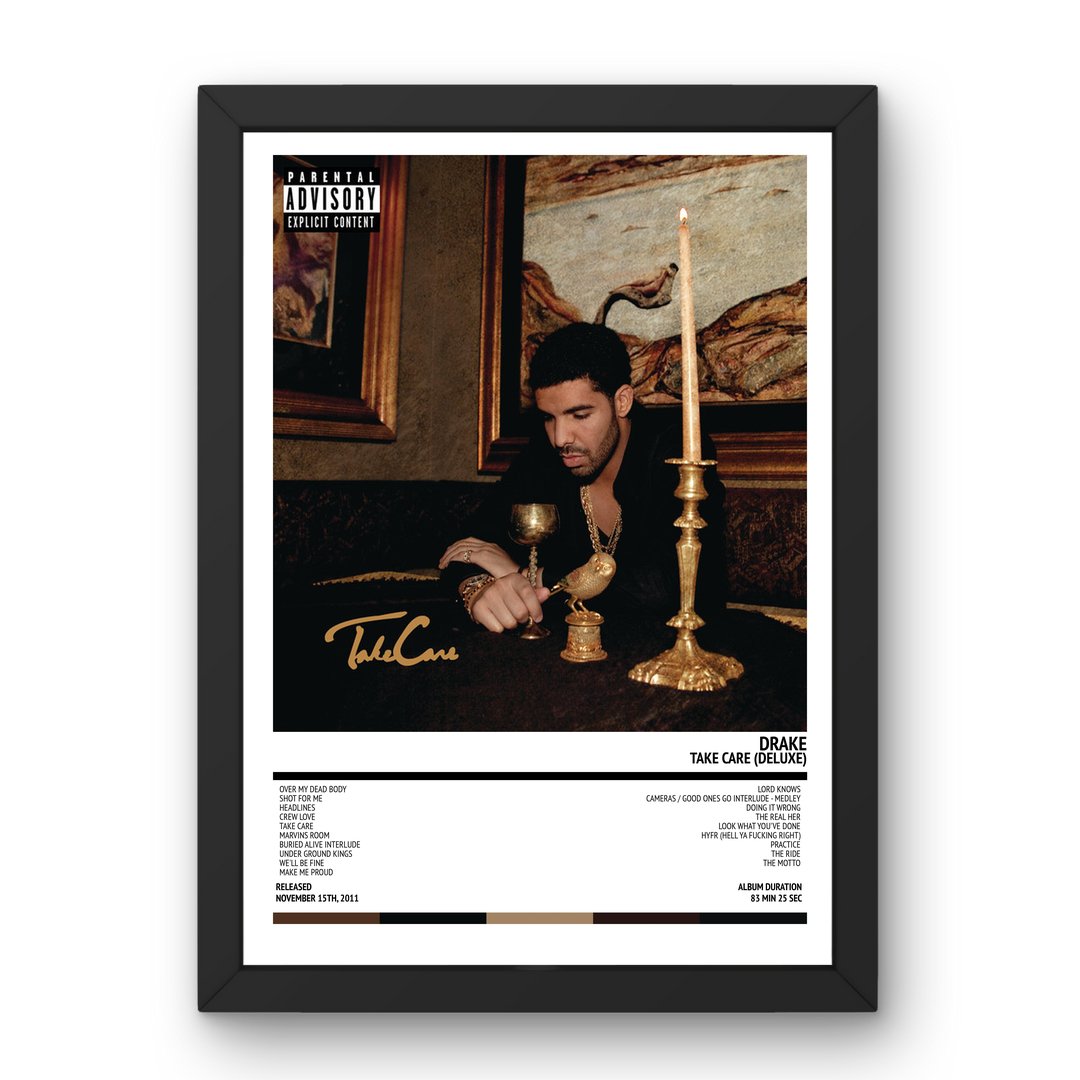 Drake - Take Care (Deluxe) (2011) Poster - Setlist