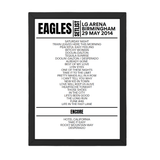 Eagles Birmingham May 29, 2014 Replica Setlist - Setlist