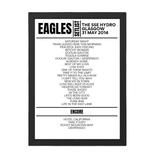 Eagles Glasgow May 31, 2014 Replica Setlist - Setlist