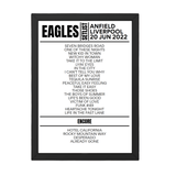 Eagles Liverpool June 20, 2022 Replica Setlist - Setlist