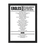 Eagles Liverpool June 26, 2014 Replica Setlist - Setlist