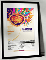 Elton John Farewell Yellow Brick Road World Tour American Airlines Center Dallas 10th March 2022 - Setlist Tour Poster - Setlist