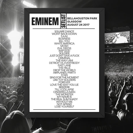 Eminem Bellahouston Park Glasgow August 24 2017 Setlist - Setlist