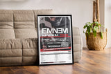 Eminem Revival Tour Twickenham Stadium Twickenham 15th July 2018 - Setlist Tour Poster - Setlist