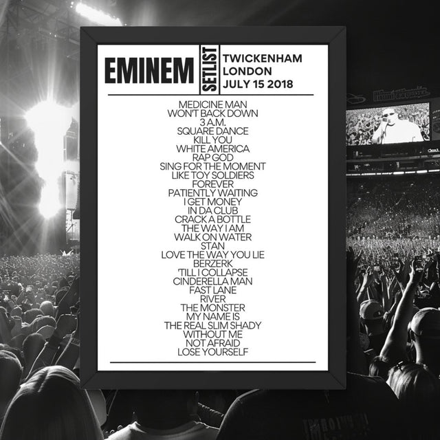 Eminem Twickenham July 15 2018 Setlist - Setlist