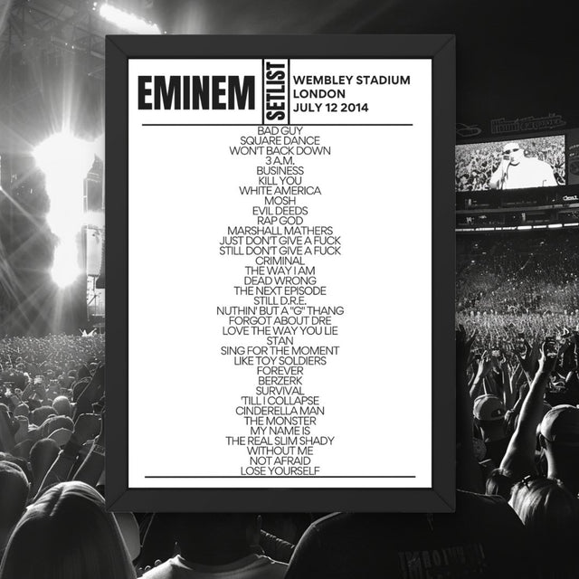 Eminem Wembley Stadium July 12 2014 Setlist - Setlist