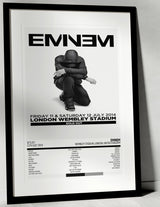 Eminem Wembley Stadium London 11th July 2014 - Setlist Tour Poster - Setlist