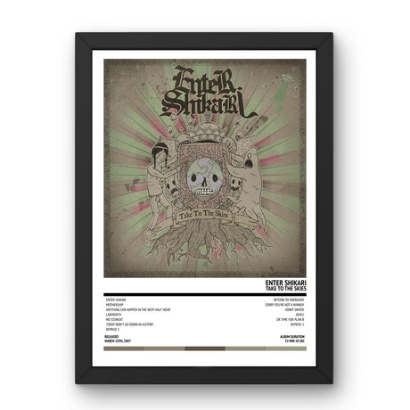 Enter Shikari - Take to the Skies (2007) Poster - Setlist