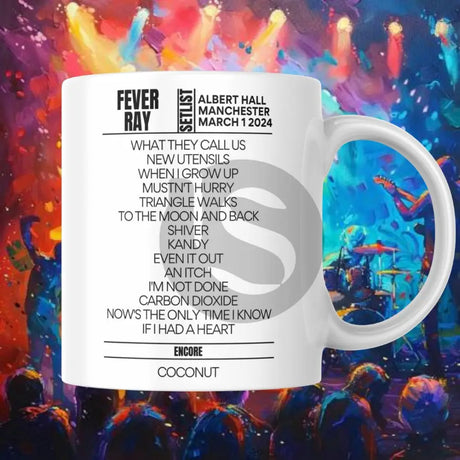 Fever Ray Albert Hall Manchester March 1 2024 Setlist Mug - Setlist