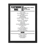 Fleetwood Mac Leeds June 2015 Replica Setlist - Setlist