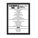 Fleetwood Mac London May 1988 Replica Setlist - Setlist