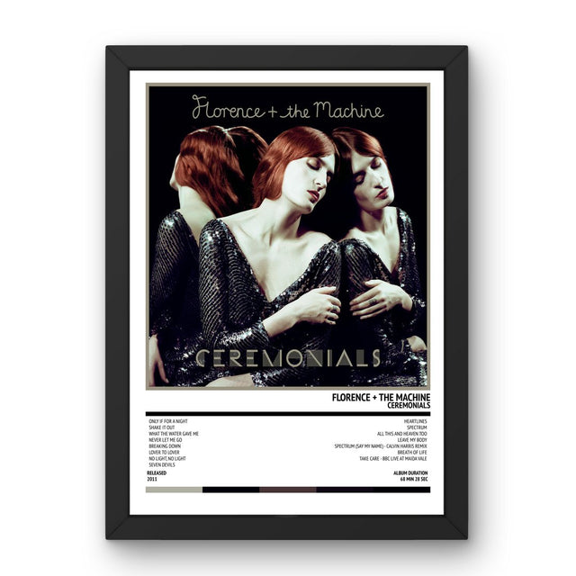 Florence + The Machine - Ceremonials (2011) Poster - Setlist