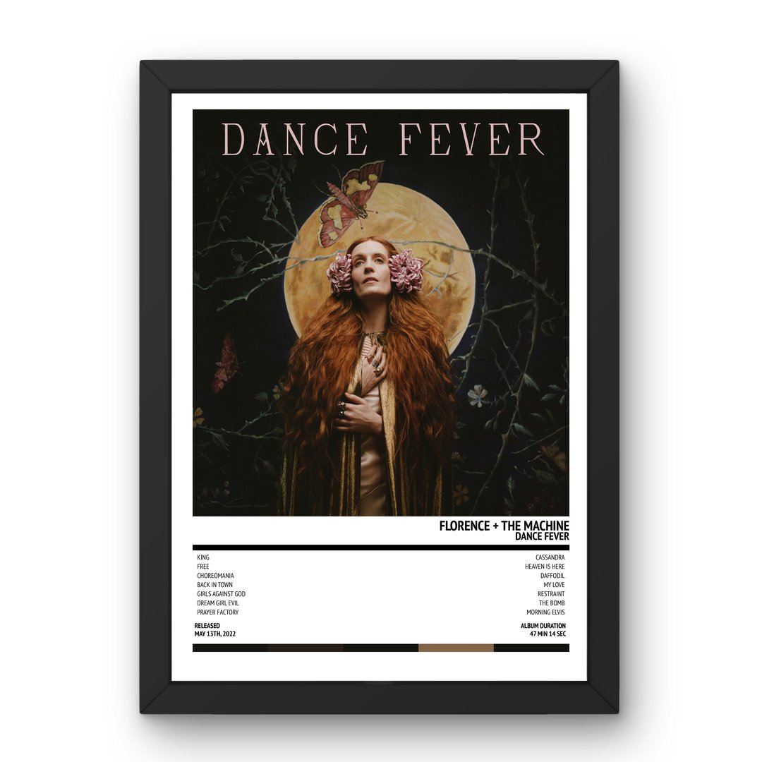 Florence + The Machine - Dance Fever (2022) Poster - Setlist