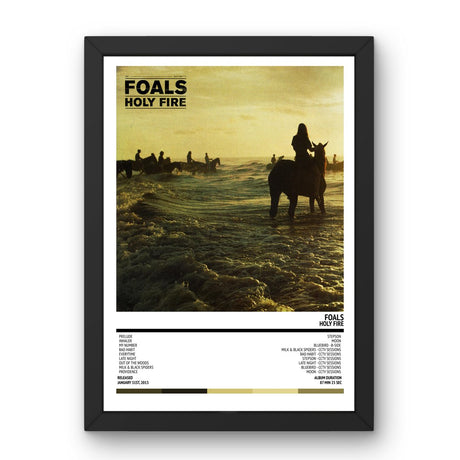 Foals - Holy Fire (2013) Poster - Setlist