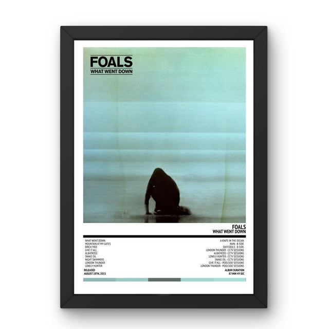 Foals - What Went Down (2015) Poster - Setlist